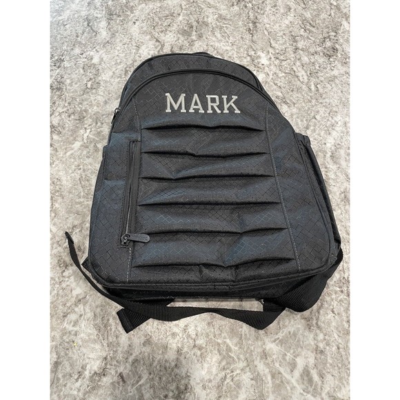 Thirty-One Black Journey Backpack Insulated Cooler Area Multiple Pockets MARK - Picture 1 of 6